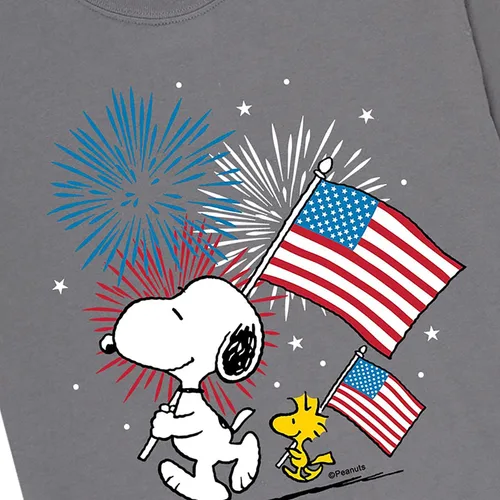 Vista 3 de Peanuts - Camiseta para hombre - Snoopy Team USA Americana