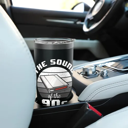 Vista 6 de 90s Nostalgia Retro 90s Dial Up Internet Vintage Stainless Steel Insulated Tumbler