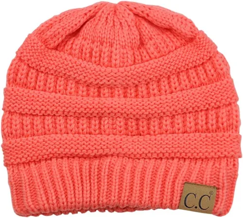 Vista 652 de C.C Trendy Warm Chunky Soft Stretch Cable Knit Beanie