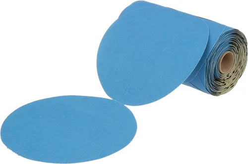 Vista 34 de 3M 3M-36142 Hookit disco abrasivo azul multi-agujero, 3" 80 Grado