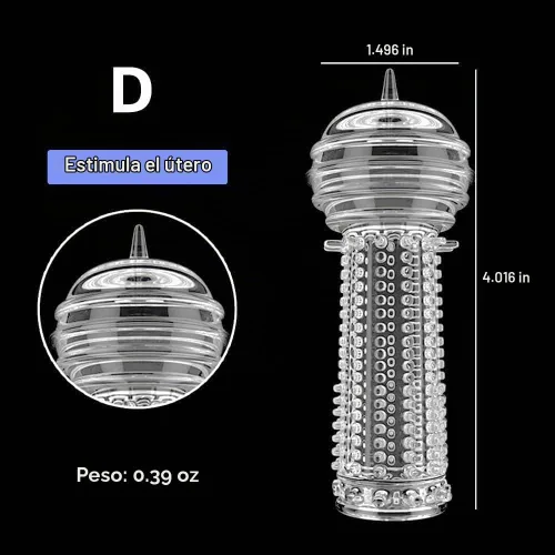 Vista 6 de Funda de silicona para el pene reutilizable, con textura elástica, con tachuelas, juego de mangas elásticas para el pene, anillos para el pene