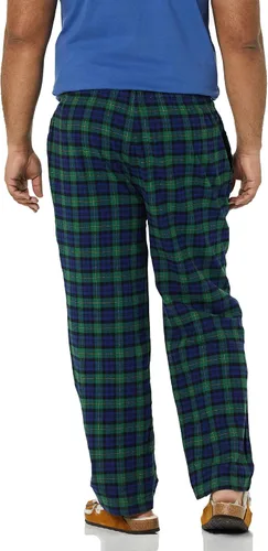 Vista 4 de Tienda Essentials - Pantalón de pijama de franela para hombre (disponible en tallas grandes y para hombre altos)
