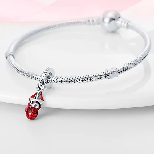 Vista 4 de LIGHTDOG Alliance Charm compatible con pulseras Pandora Europe, cuentas colgantes de plata de ley 925, regalo para el día de la madre, joyería