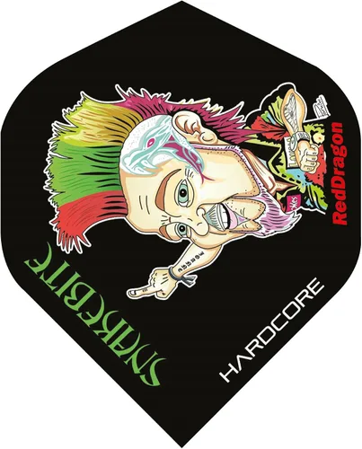 Vista 3 de RED DRAGON Peter Wright Snakebite Dart Vuelos Tarjeta de pago