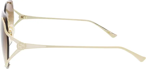Vista 3 de Gucci Gafas de sol Gg651s 2323in para mujer Dorado café y dorado