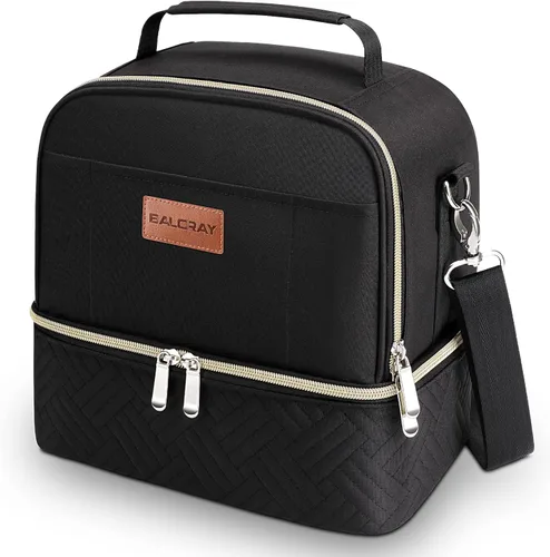 Vista 23 de BALORAY Bolsa de almuerzo para mujeres y hombres, lonchera aislada para adultos, bolsa de almuerzo reutilizable para el trabajo, picnic o viajes