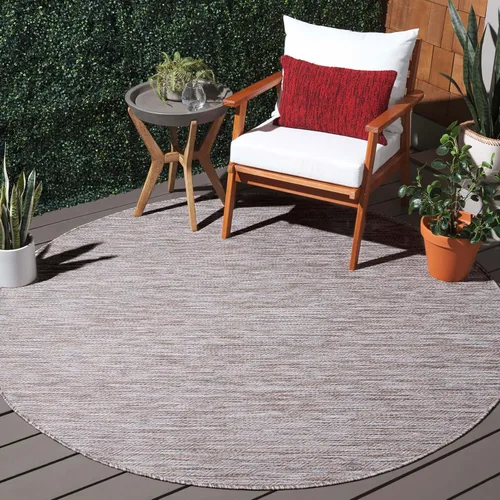 Vista 15 de SAFAVIEH Courtyard Collection CY8520 - Alfombra decorativa sólida para interiores y exteriores, impermeable, fácil limpieza, 2 x 3 pies 7 pulgadas