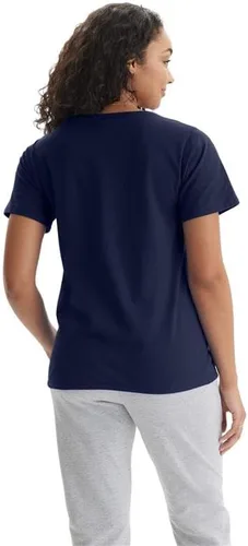 Vista 3 de Hanes Women's Nano Premium Cotton V-Neck T-Shirt Pack