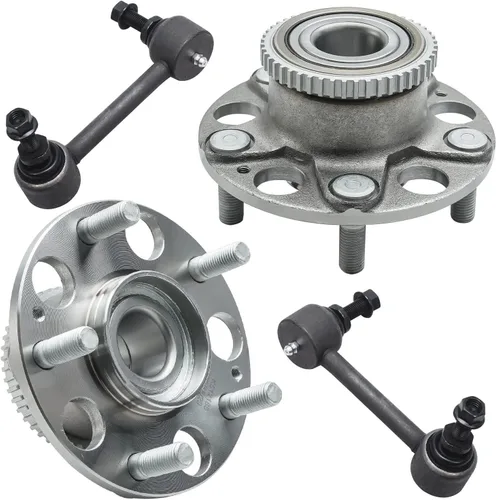 Vista 9 de Detroit Axle - Kit de suspensión delantera 4WD para Nissan Frontier Pathfinder Xterra, 2 cubos de rodamientos de ruedas, 2 brazos de control