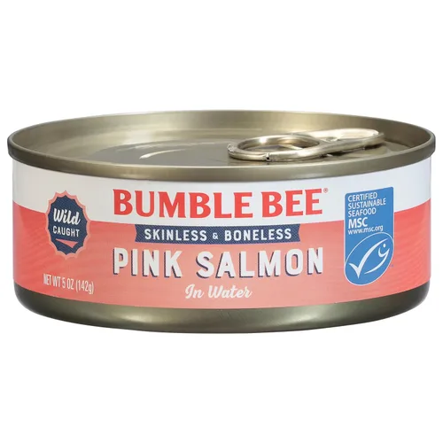 Vista 10 de Bumble Bee Prime Atlantic Salmon, lata de 5 onzas - Salmón Premium - 24g de proteína por porción - Sin Gluten y Kosher
