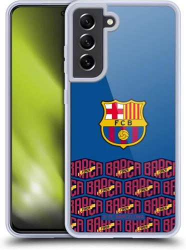 Vista 24 de Head Case Designs Officially Licensed FC Barcelona Logo and Pattern Forca Barca Gel Case [Military Grade Protection] Compatible with Samsung Galaxy