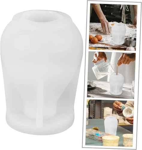Vista 4 de Beaupretty Moldes de velas perfumadas Moldes de lágrima de silicona grandes velas hechas a mano