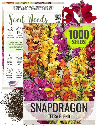 Vista 7 de Seed Needs Fairy Bouquet Baby Snapdragon Seeds to Plant Flowers 1 Pack