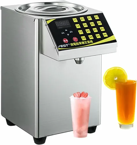 Vista 9 de Dispensador Automático de Fructosa de 8 L, Máquina Cuantitativa Comercial de Fructosa y Azúcar, 360 W, Máquina Cuantitativa Eléctrica y Jarabe