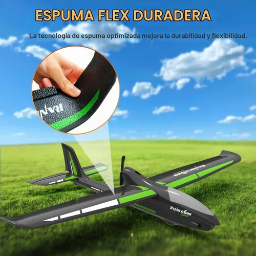 Vista 4 de VOLANTEXRC - Avión RC de nueva versión, avión de control remoto para adultos, avión RC de 4 canales con construcción de espuma duradera, 3 modos
