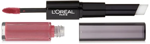 Vista 10 de Cosméticos labial de color duradero de L’oreal París, rosa (Rose Tattoo)