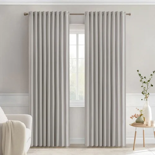 Vista 69 de MIULEE Cortinas opacas con pestaña trasera de 63 pulgadas de largo, juego de 2 paneles para sala de estar, dormitorio, privacidad, bolsillo