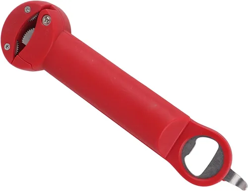Vista 11 de Abrebotellas, atornillador ajustable de acero inoxidable 3 en 1, multifuncional retráctil, abrebotellas, abrebotellas, herramienta de cocina Beige