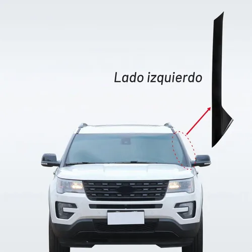Vista 7 de Moldura del Panel del Pilar Exterior del Parabrisas Delantero Izquierdo (Lado del Conductor) de Repuesto para Ford Explorer 2011-2019 de 4 Puertas