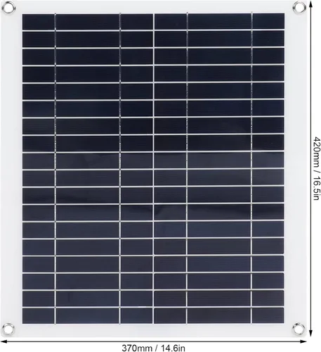 Vista 5 de Kit de panel solar, panel solar plegable y ligero con controlador de 100 A, cargador solar plegable fotovoltaico de 100 W de 100 W para teléfono