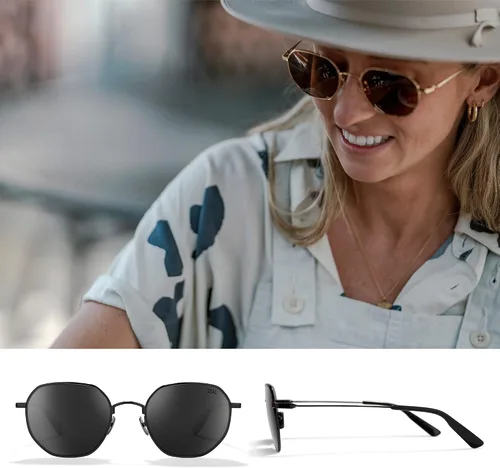 Vista 2 de Zeal Optics Easterly Round Aviator Gafas de sol polarizadas
