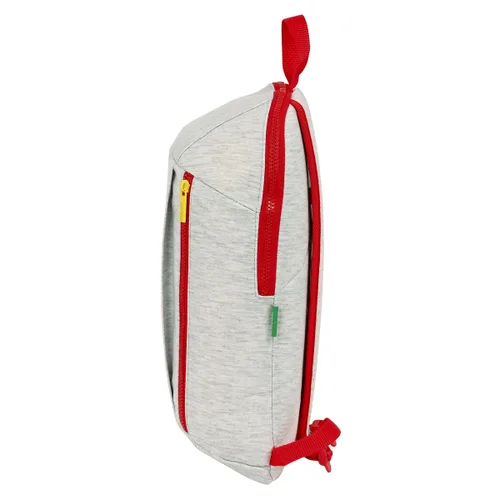 Vista 3 de Mochila Casual Benetton Pop Gris 10 L