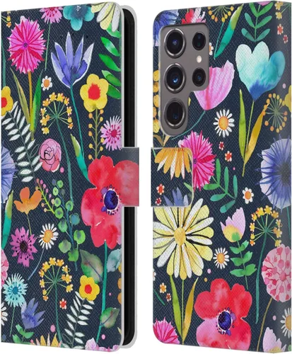 Vista 276 de Head Case Designs Officially Licensed Ninola Butterfly Nature Spring Floral Leather Wallet Case Compatible with Samsung Galaxy A07 4G