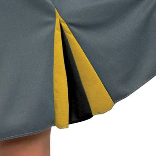 Vista 6 de Falda de Harry Potter, parte inferior de vestido temático de la casa del mundo mago, disfraz de Halloween para adultos y accesorio de fiesta, Gris