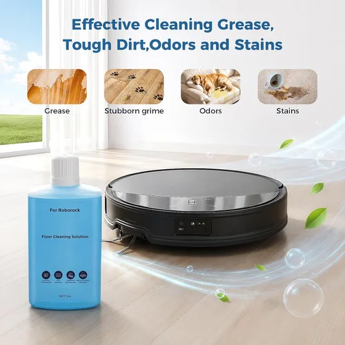 Vista 4 de 2 x 1L Floor Cleaning Solution for Roborock Robot Vacuum & Wet Dry Vacuum