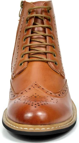 Vista 5 de Bruno Marc - Botas de vestir de motocicleta al tobillo para hombre