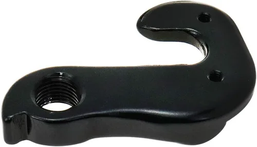 Vista 5 de 2 piezas universal de bicicleta desviador de bicicleta percha marco engranaje gancho cola, negro Sturdy Anti-Bending Derailleur Tail Hooks, Smooth