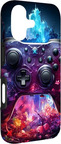 Vista 3 de Video Game Controller Gamer Funda para iPhone 17 para niños, adolescentes y hombres amantes