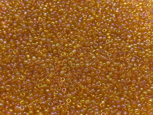 Vista 20 de Tamaño de las cuentas de semillas: 11/0 50 gr / 1.76 oz (ámbar plateado forrado)