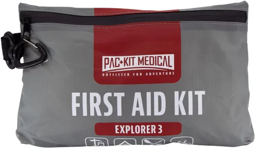 Vista 11 de Pac-Kit - Kit de primeros auxilios impermeable Explorer 2 para senderismo, camping y actividades al aire libre, 76 piezas