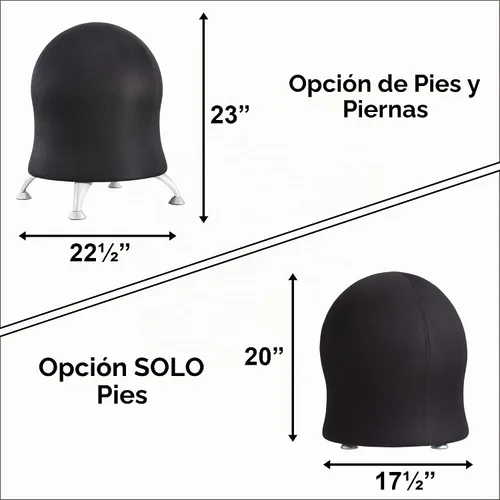 Vista 3 de Safco Products Zenergy - Silla para ejercicios de estabilidad