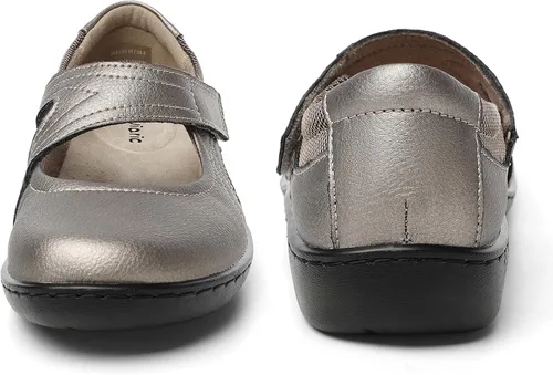 Vista 7 de Zapatos planos clásicos y cómodos Mary Jane para mujer, zapatos de vestir casuales a la moda, bonitos zapatos de vestir con puntera cerrada, ligeros