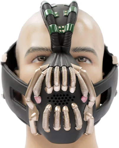 Vista 4 de Máscara de Bane para disfraz de caballero oscuro para adulto