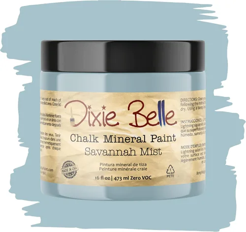 Vista 27 de Pintura para muebles con acabado de tiza Dixie Belle Paint Company - Amatista (4oz) - Pintura mineral de tiza chic púrpura profundo mate