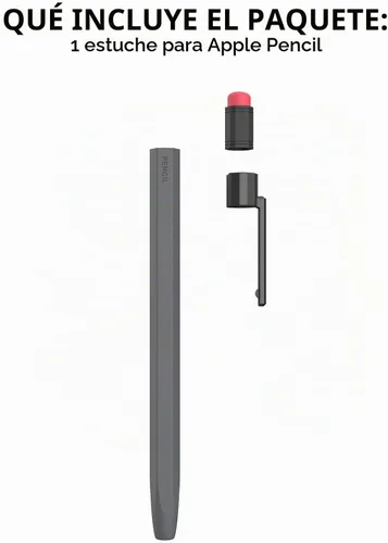 Vista 7 de TRONWIN Funda para Apple Pencil de 1ª generación, funda de silicona con agarre perfecto, diseño clásico con clip resistente compatible con Apple