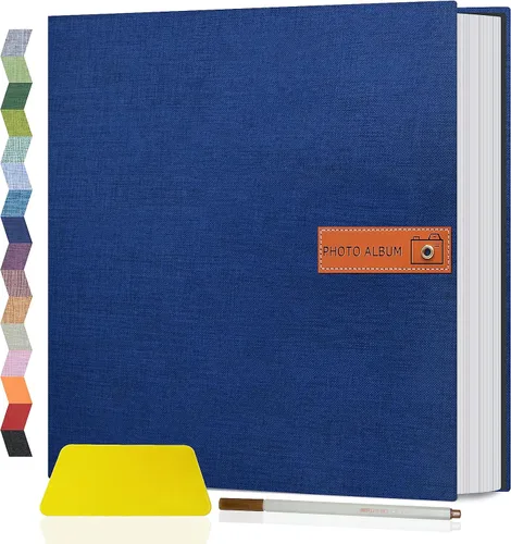 Vista 51 de Popotop Álbum de fotos grande autoadhesivo 4x6 5x7 8x10 Álbum de recortes DIY Libro de imágenes, Regalos para mamá, familia, bebé y boda
