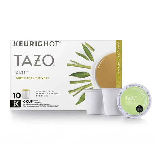 Vista 2 de TAZO K-Cups, té verde, zen, 10 unidades (paquete de 6)