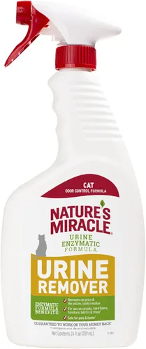Vista 10 de Nature's Miracle Removedor de orina para gatos, 24 onzas, fórmula enzimática