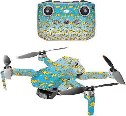 Vista 9 de MightySkins - Compatible con DJI Mini 2 Dron portátil – Plátanos Funda protectora de vinilo duradera y única Fácil de aplicar, quitar y cambiar