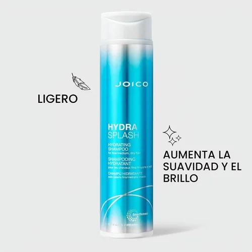 Vista 3 de Joico HydraSplash Hydrating Shampoo For Fine, Medium, Dry Hair Replenish Moisture Add Hydration & Softness With Sea Kelp & Coconut Water