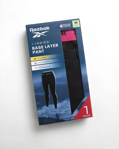 Vista 2 de Reebok Leggings de rendimiento para mujer - Leggings deportivos de capa base de yoga S-XL