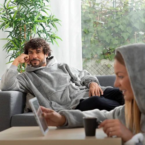 Vista 10 de Batamanta Sudadera Oversized con Forro Polar Swug InnovaGoods
