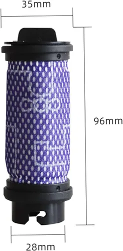 Vista 2 de TOPINCN Reemplazo de filtro de vacío, accesorios de filtro de aspiradora lavable, 4 piezas de filtro de repuesto para aspiradora, kit de filtro