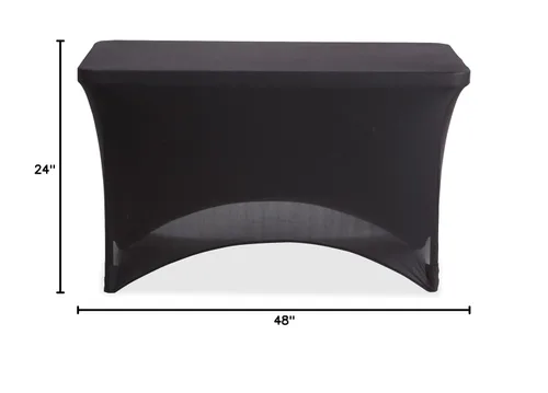 Vista 6 de Mantel de tela elástica Iceberg, Negro, 1