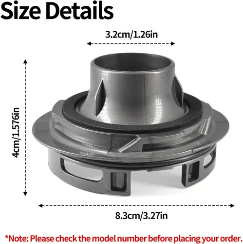 Vista 8 de Motor cubierta trasera Replacemnet para Dyson V7 V8 filtro HEPA trasero adaptador motor cubierta trasera Partes de reparación