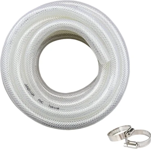 Vista 9 de Tubo de PVC transparente trenzado de alta presión de 1 1/4 pulgadas de diámetro interior x 1 5/8 pulgadas de diámetro exterior de 10 pies, tubo